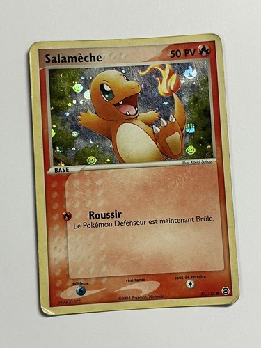 Carte pokémon salamèche - carte,