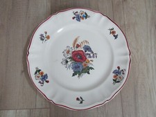 Grand plat rond en faïence de SARREGUEMINES DIGOIN AGRESTE