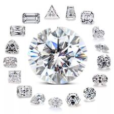Moissanite Couleur D Brillant Coupe Diamant MM Taille Mélangés Formes Vrac Gemme