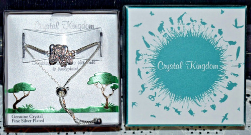 Silver plated elephant - plated,