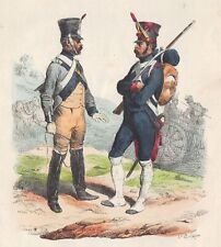 Train d'Artillerie Artillerie à Pied Napoléon Bonaparte Premier Empire Uniforme