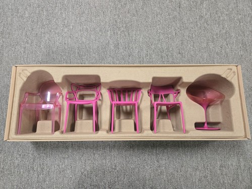 Barbie kartell pink piece - kartell, 5-piece
