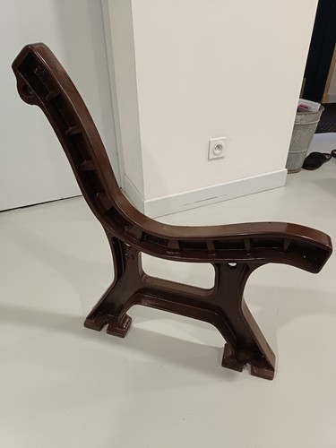 Pieds bancs fonte - pieds, en