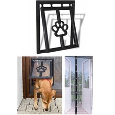 Haustierklappe pour Fliegengittertür 23,5x29 CM Patte de Chien Chatière Porte