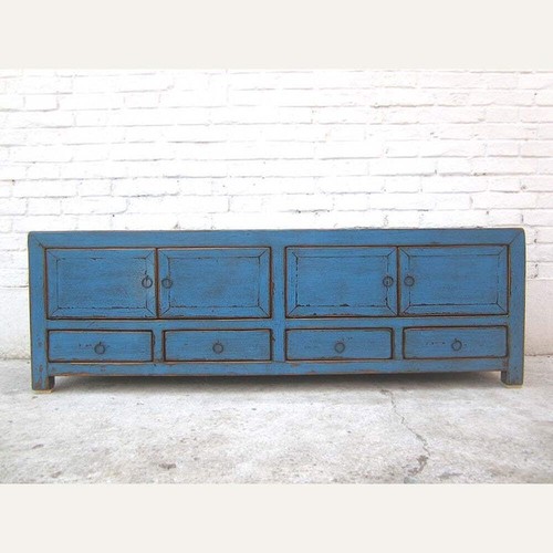Asien lowboard azurblau - tv,
