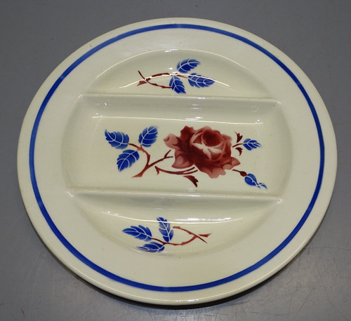 Ancienne assiette asperges - -ancienne,
