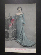 CPA GEMMA BELLINCIONI ARTISTE, CHANTEUSE ITALIENNE, ANNEES 1900, VF OLD POSTCARD