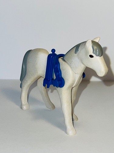 Playmobil cheval blanc gris - playmobil,