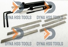 2 x mini porte-pièces de tour avec 8 x lames de séparation et clés - UNIMAT E...