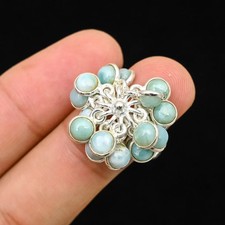 Larimar Bague 925 Argent
