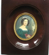 FEMME AU MISSEL  PEINTURE