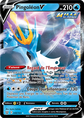 Carte pokémon pingoléon - carte,