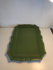 GRAND PLAT EN CÉRAMIQUE DE LA MARQUE SCUDERY GENEVIEVÉ LETHU 1996