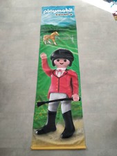 Playmobil DRAPEAU PLV publicitaire magasin tissu  195 cm * 50 cm - country B