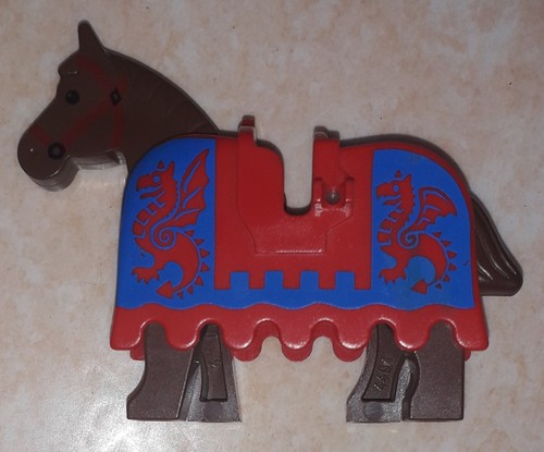 Lego vintage cheval moyen - cheval,