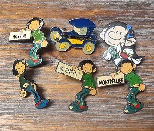Lot pins gaston - lot, lagaffe