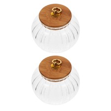  Lot de 2 bocaux à bonbons en