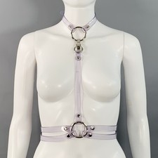 ZANA BAYNE Harnais Ceinture En PVC Transparent