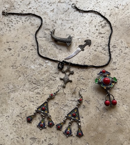 Lot bijoux berbère - bijoux,
