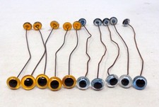 Lot 10 paires yeux en sulfure