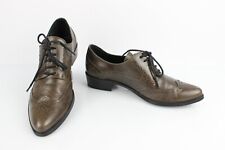 MINELLI Derbies Richelieu cuir taupe T 37 Très bon état