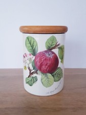 Pot Pomona Portmeirion Fruits Pomme Epices Couvercle en Bois