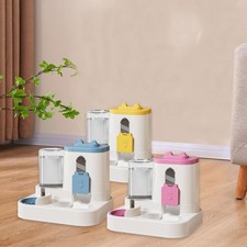 Distributeur Automatique de Nourriture Sèche et D'Eau Gamelle pour Animaux