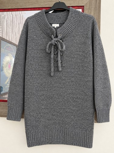 Robe laine long pull - de,