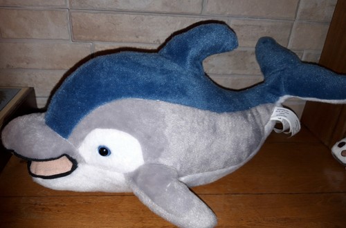 Am1 peluche dauphin bleu - peluche,