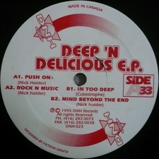12" EP NICK HOLDER Deep n Delicious DNH 23 CANADA 1995 DEEP HOUSE Cutastrophe