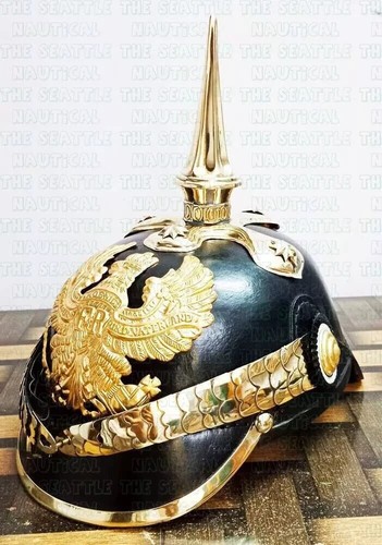 Casque pointes cuir - casque,