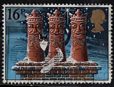 1983. Grande-Bretagne. Noël. les 3 Rois mages (pots de cheminée). N°1109.