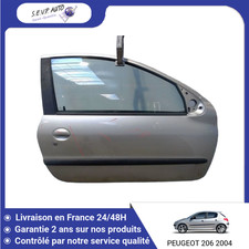 🇫🇷 PORTE AVANT DROIT PEUGEOT 206 3P ➤9004K6 ♻️