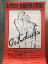 Affiche cabaret music hall - cabaret,,