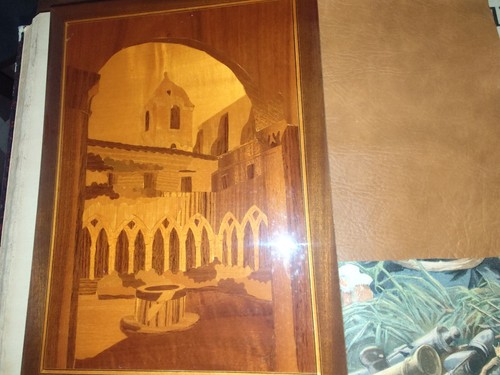 Tableau marqueterie fait - tableau,