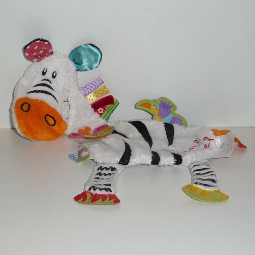 Doudou zèbre label - doudou,
