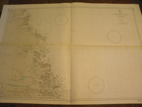 Nautical chart 1960s -  nautical, chart,1960s-north