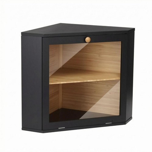 Boîte pain angle en bois - boîte,