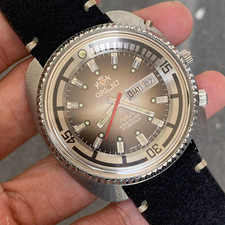 RARE Montre Homme Orient King Diver Automatic 27 Jewels Taille Jumbo Vintage