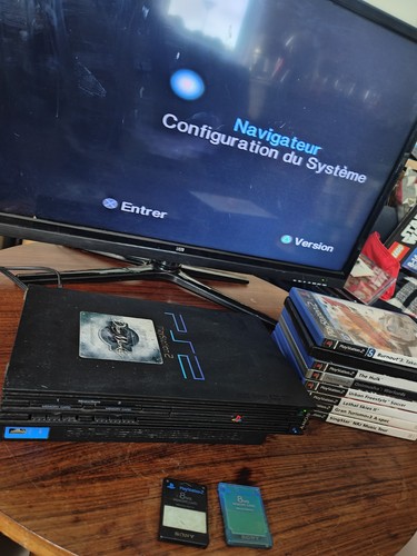 Console playstation fat - console, avec