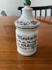 Pot Digoin Sarreguemines - moutarde de Parizot moutardier à Dijon