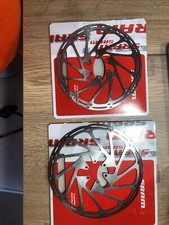 DEUX DISQUES  DE FREIN VTT 6 TROUS SRAM CENTERLINE 180 MM ET 200mm ARGENT