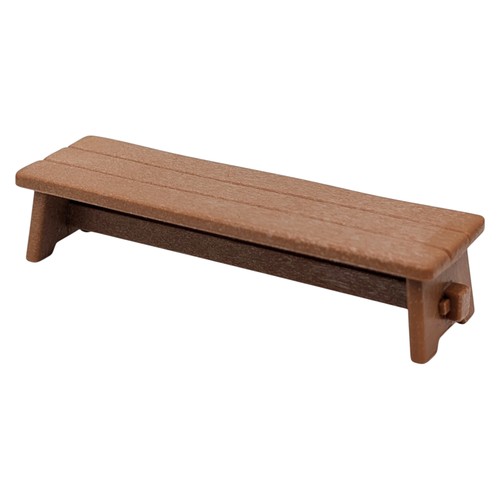Playmobil banc marron clair