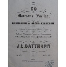 BATTMANN J. L. 50 Morceaux