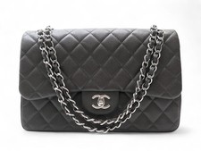 NEUF SAC A MAIN CHANEL CLASSIQUE JUMBO TIMELESS EN CUIR CAVIAR MARRON BAG 11300€