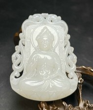 2.2 Natural White Jade Carved