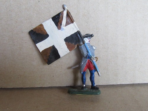Plat étain soldat porte - plat,
