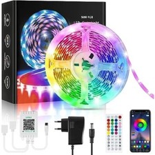  Ruban LED 5M télécommande 44 touches pour maison chambres cuisine 