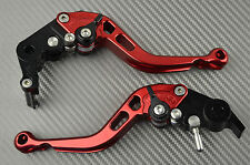 Paire de leviers courts / short levers red CNC rouge Yamaha Raptor 700	2010-2015