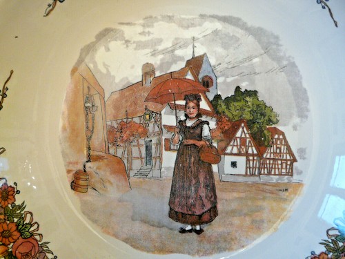 Rare plat creux sarreguemines - rare,